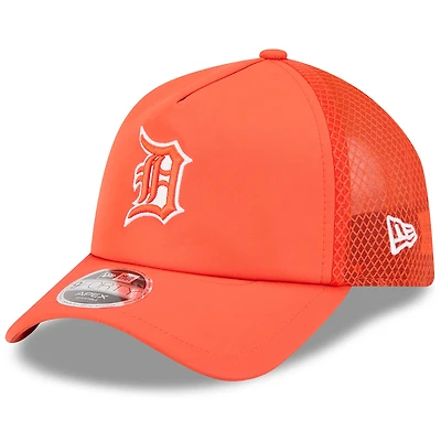 Casquette trucker ajustable New Era Apex 9FORTY orange Detroit Tigers 2026 pour homme