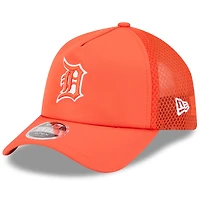 Casquette trucker ajustable New Era Apex 9FORTY orange Detroit Tigers 2026 pour homme