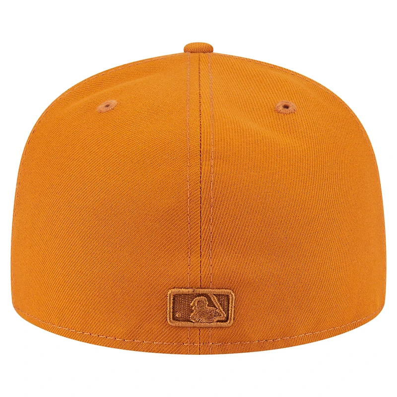 Casquette ajustée A-Frame 59FIFTY orange Detroit Tigers pour homme New Era