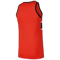 Débardeur orange Ringer en jersey New Era pour hommes des Detroit Tigers