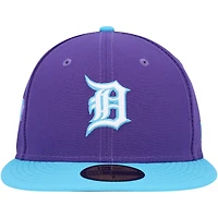 Men's New Era Purple Detroit Tigers Vice 59FIFTY Fitted Hat
