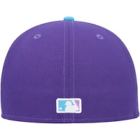 Men's New Era Purple Detroit Tigers Vice 59FIFTY Fitted Hat