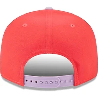 Casquette Snapback 9FIFTY Spring Basic Two-Tone pour homme Detroit Tigers New Era rouge/violet