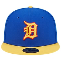Men's New Era  Royal/Yellow Detroit Tigers Empire 59FIFTY Fitted Hat