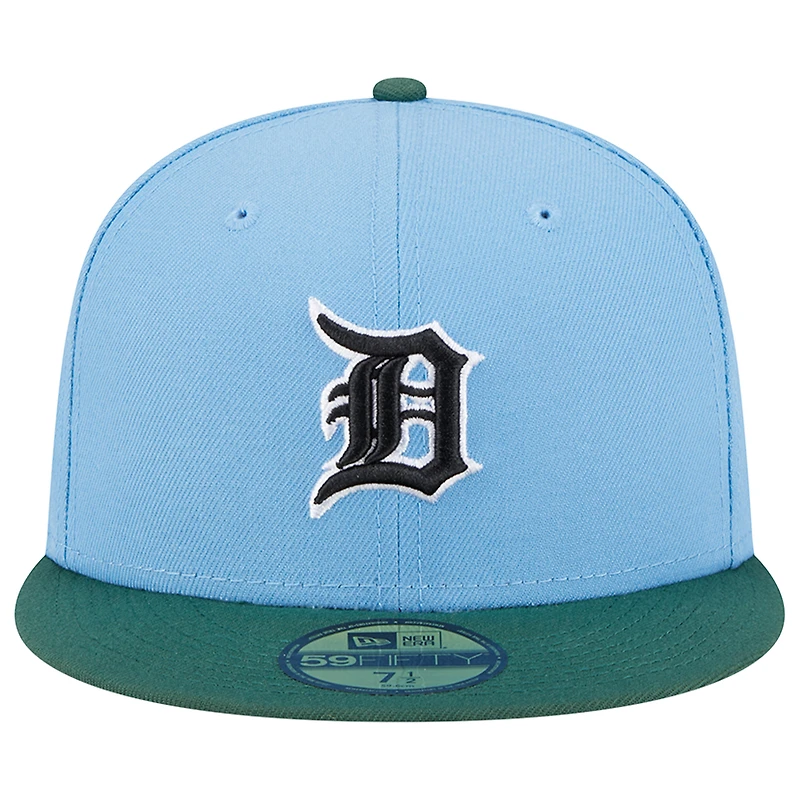 Casquette ajustée 59FIFTY des Detroit Tigers 2006 World Series New Era bleu ciel/cilantro pour homme