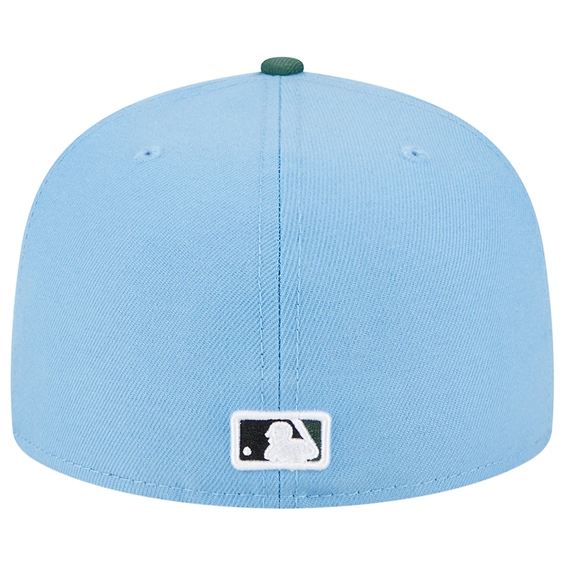 Casquette ajustée 59FIFTY des Detroit Tigers 2006 World Series New Era bleu ciel/cilantro pour homme