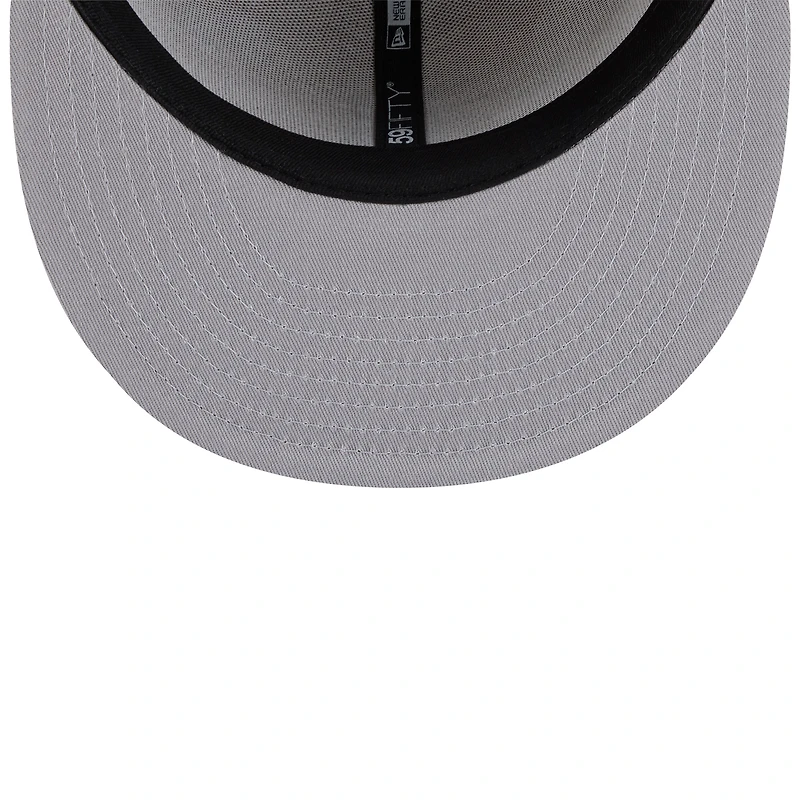 Men's New Era Tan Detroit Tigers Fruit Sticker 59FIFTY Fitted Hat