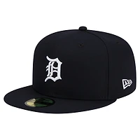 Men's New Era Tarik Skubal Navy Detroit Tigers 2025 Player’s Weekend 59FIFTY Fitted Hat