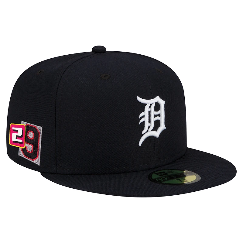 Casquette ajustée New Era Tarik Skubal bleu marine Detroit Tigers 2025 Player’s Weekend 59FIFTY pour homme