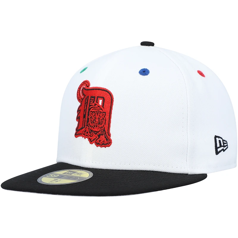 NWE TIGERS WHITE MLB PRIMARY EYES 59FIFTY HATMENHIC