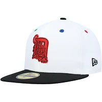 NWE TIGERS WHITE MLB PRIMARY EYES 59FIFTY HATMENHIC