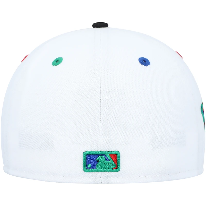 Men's New Era White/Black Detroit Tigers 2005 MLB All-Star Game Primary Eye 59FIFTY Fitted Hat