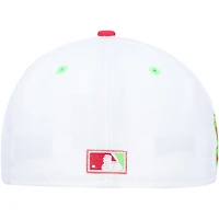 Casquette ajustée New Era Detroit Tigers 1968 World Series Strawberry Lolli 59FIFTY pour homme, blanc/corail