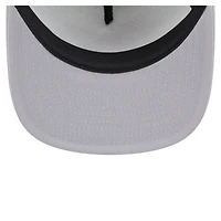 Casquette snapback New Era 9FIFTY blanche/grise pour homme, motif rétro Detroit Tigers