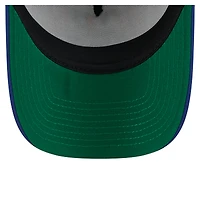 Casquette de camionneur ajustable New Era 9FORTY A-Frame blanche/bleu marine pour homme, motif Detroit Tigers