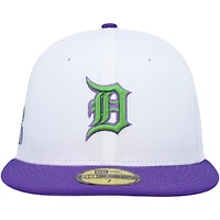 Casquette ajustée 59FIFTY avec écusson latéral des Detroit Tigers 1984 pour homme New Era, blanc