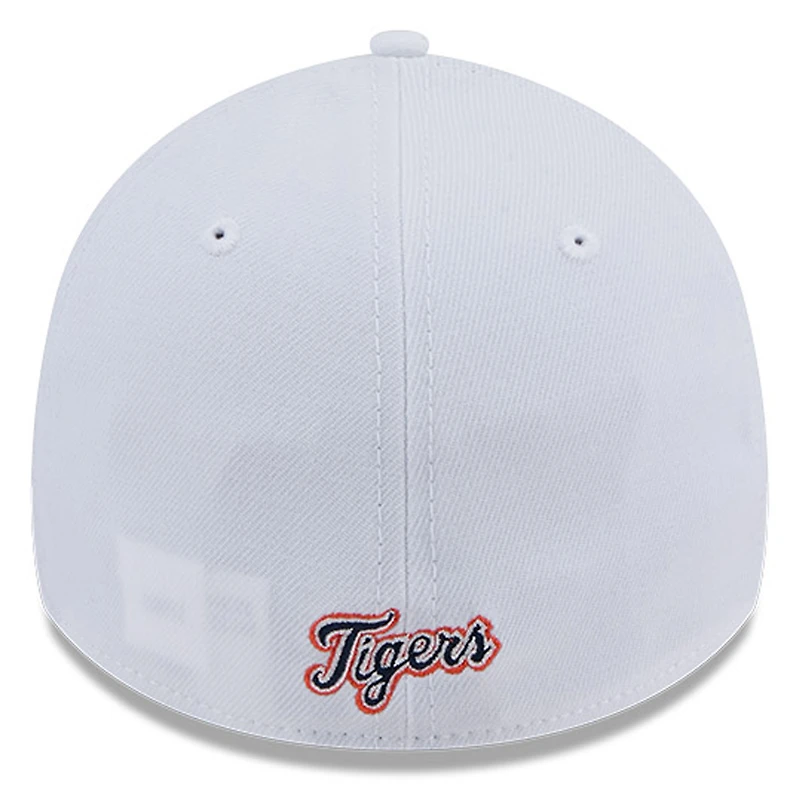 Men's New Era White Detroit Tigers 39THIRTY Flex Hat