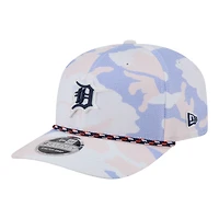 Casquette ajustable New Era blanche Detroit Tigers Camo Rope 9SEVENTY pour homme