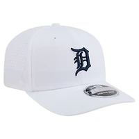 Men's New Era White Detroit Tigers COOLERA 9SEVENTY Adjustable Hat
