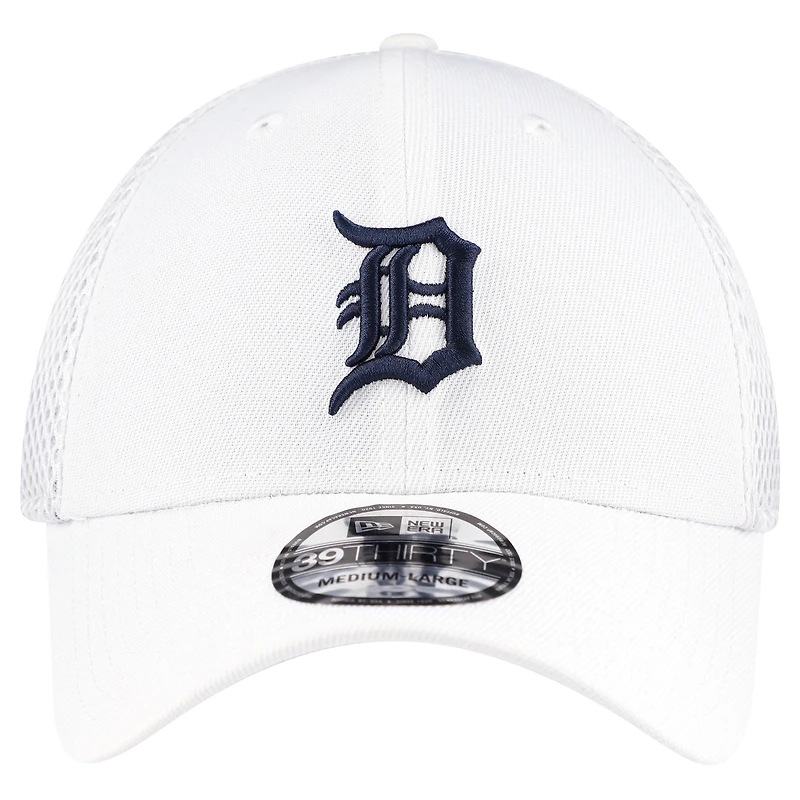 Men's New Era White Detroit Tigers REPREVE Neo 39THIRTY Flex Hat