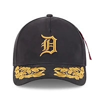 Men's New Era x Alpha Industries  Black Detroit Tigers A-Frame 9FORTY Adjustable Hat
