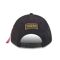 Men's New Era x Alpha Industries  Black Detroit Tigers A-Frame 9FORTY Adjustable Hat