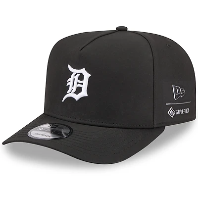 Men's New Era x GORE-TEX  Black Detroit Tigers A-Frame 9FIFTY Adjustable Hat