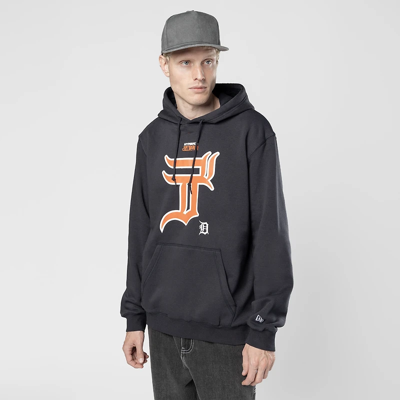 Sweat à capuche bleu marine New Era x Hyperfly Detroit Tigers pour homme