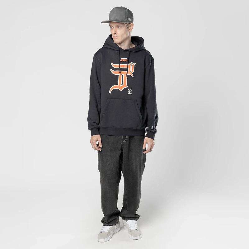 Sweat à capuche bleu marine New Era x Hyperfly Detroit Tigers pour homme