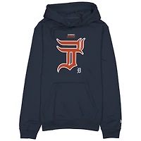 Sweat à capuche bleu marine New Era x Hyperfly Detroit Tigers pour homme