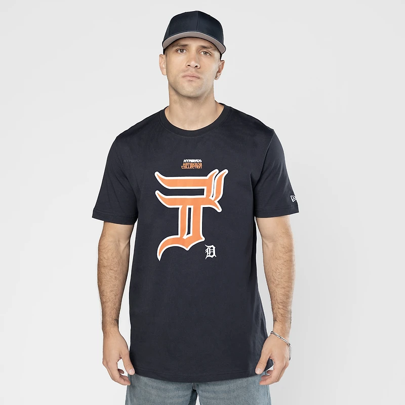 T-shirt bleu marine New Era x Hyperfly Detroit Tigers pour homme