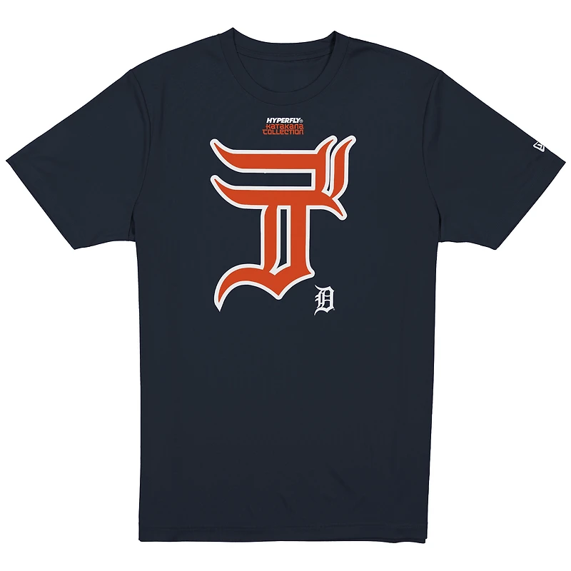 T-shirt bleu marine New Era x Hyperfly Detroit Tigers pour homme