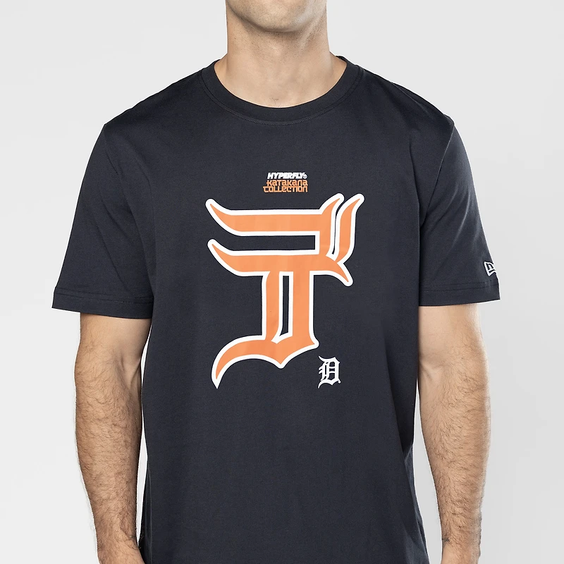 T-shirt bleu marine New Era x Hyperfly Detroit Tigers pour homme