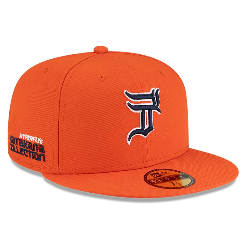 Casquette ajustée 59FIFTY orange New Era x Hyperfly des Detroit Tigers pour homme