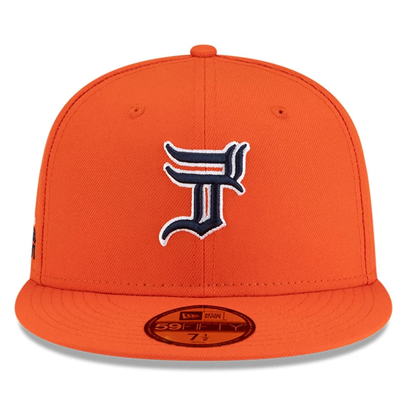 Casquette ajustée 59FIFTY orange New Era x Hyperfly des Detroit Tigers pour homme
