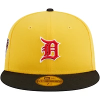 Casquette ajustée 59FIFTY Grilled Detroit Tigers New Era pour homme, jaune/noir