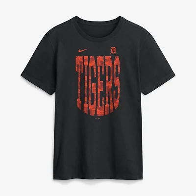 T-shirt Nike Velocity Victor camouflage Detroit Tigers noir pour homme
