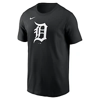 Men's Nike Black Detroit Tigers Logo T-Shirt