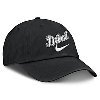 Casquette ajustable Nike Detroit Tigers Primetime Club noire pour homme