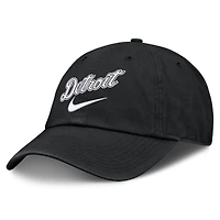 Casquette ajustable Nike Detroit Tigers Primetime Club noire pour homme