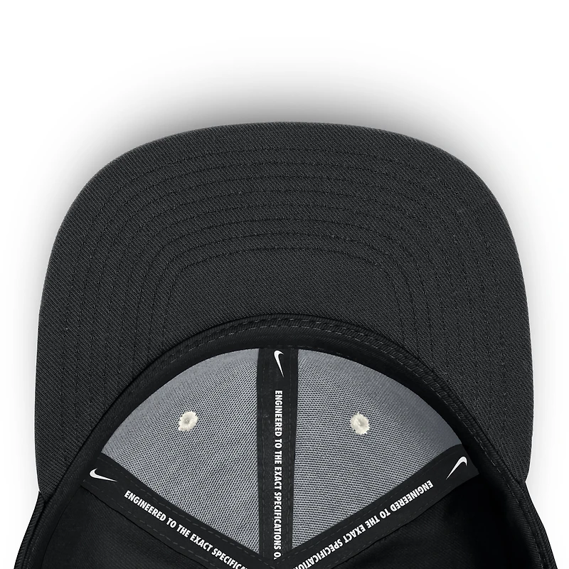 Men's Nike  Black Detroit Tigers Pro Corduroy Structured Snapback Hat