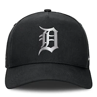 Casquette ajustable Nike Detroit Tigers Rise Dri-FIT noire pour homme