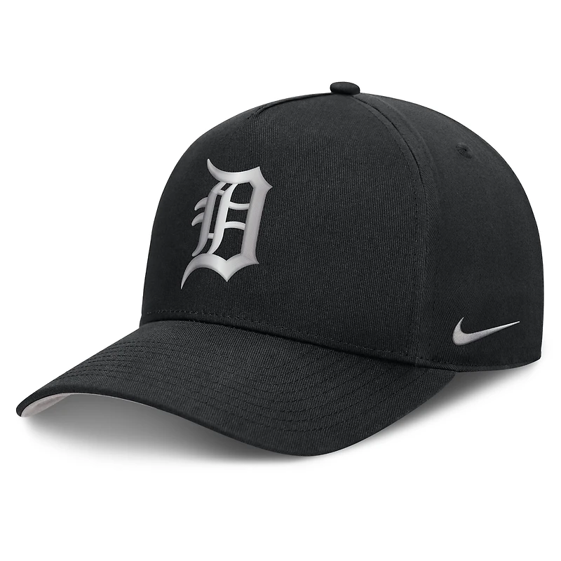 Men's Nike Black Detroit Tigers Rise Dri-FIT A-Frame Adjustable Hat