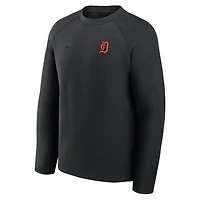 Sweat-shirt Nike Tech Fleece Raglan noir Detroit Tigers pour homme