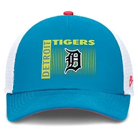 Casquette ajustable Nike Rise Neon bleu/blanc des Detroit Tigers pour homme