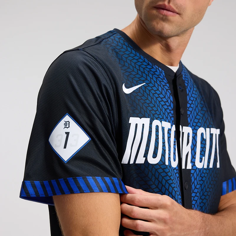 Men's Nike Blue Detroit Tigers City Connect Limited Jersey