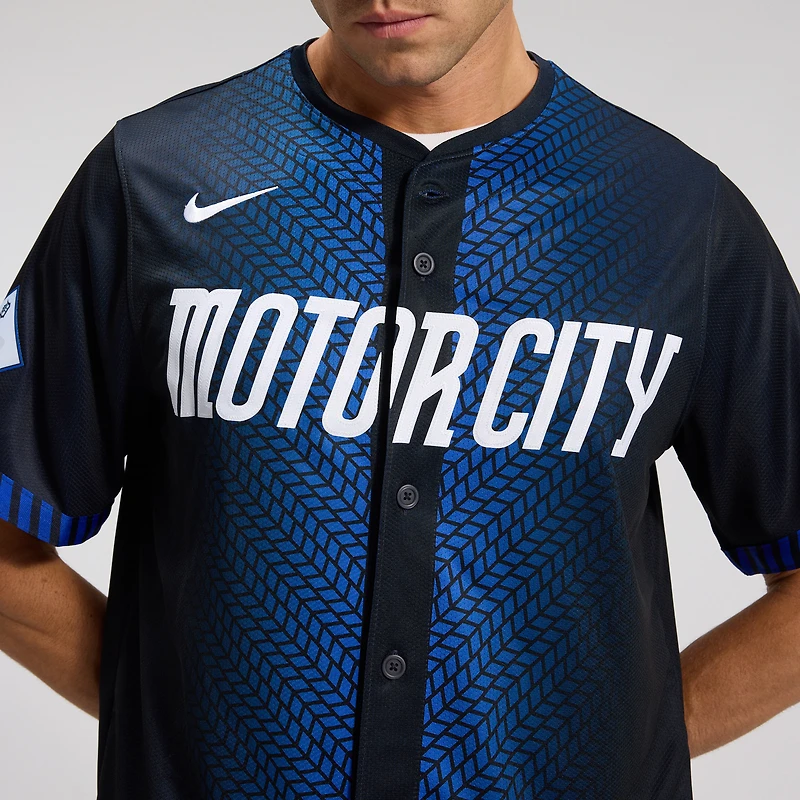 Men's Nike Blue Detroit Tigers City Connect Limited Jersey