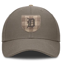 Casquette ajustable Nike marron Detroit Tigers Statement Rise pour homme