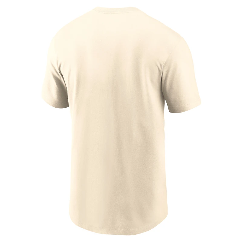 Men's Nike Cream Detroit Tigers Camo Logo T-Shirt