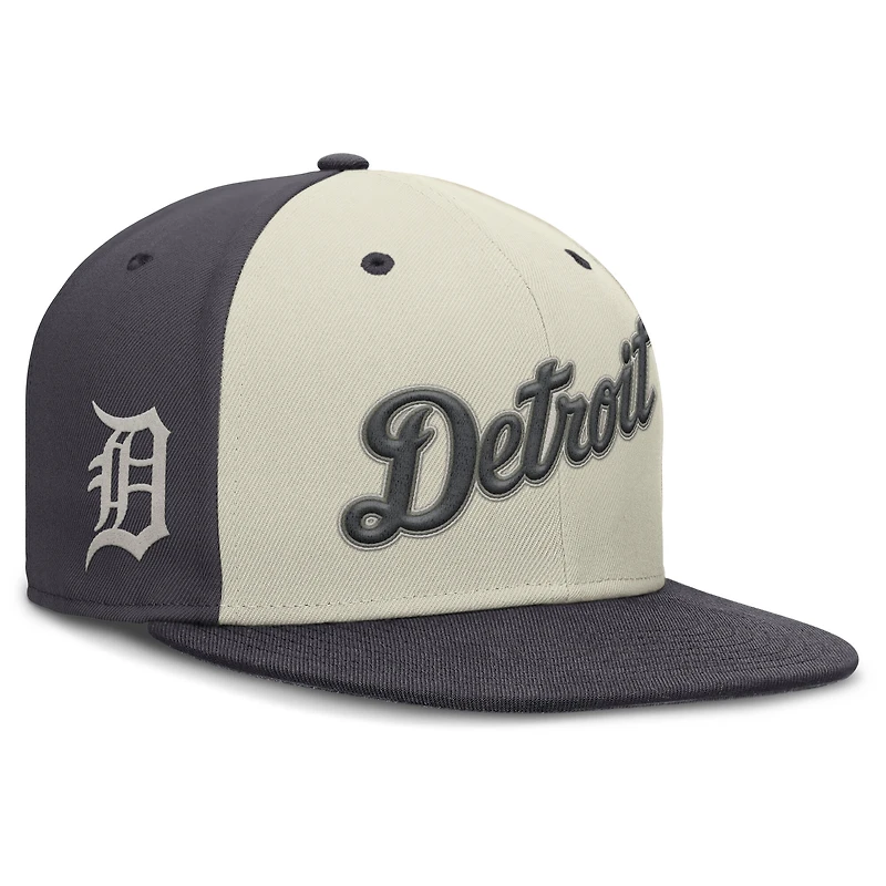 Men's Nike  Cream Detroit Tigers Dri-FIT True Fitted Hat